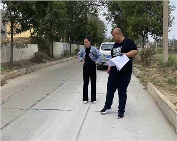 前往康店至趙溝進(jìn)行原始數(shù)據(jù)的采集、測量工作